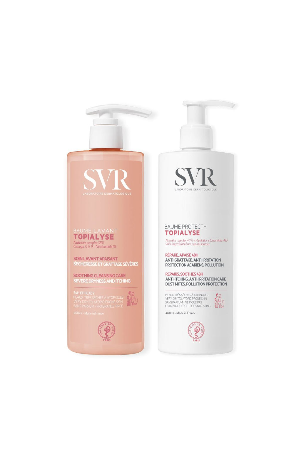 TOPIALYSE BAUME + TOPIALYSE BALM WASH - 400ml