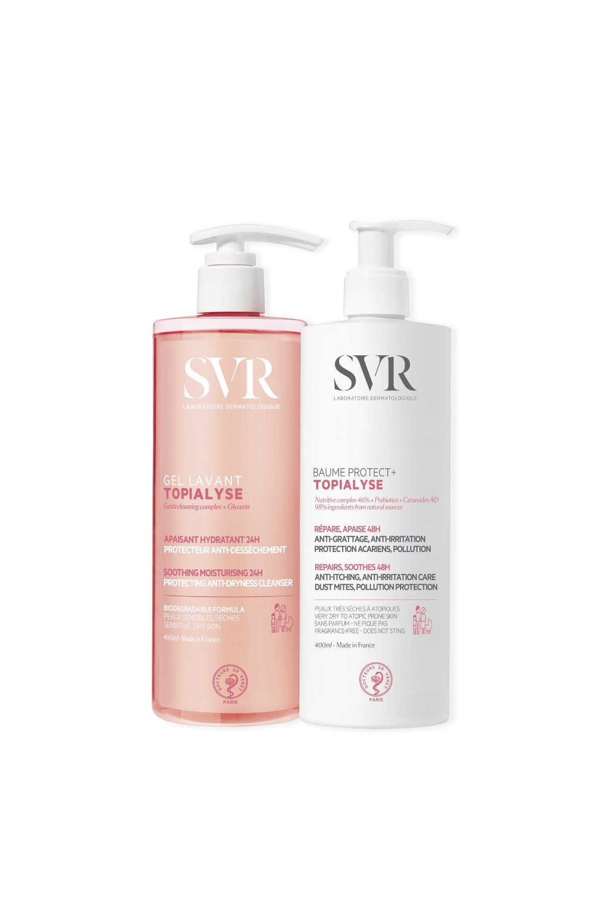 TOPIALYSE BAUME + TOPIALYSE GEL WASH - 4OOml